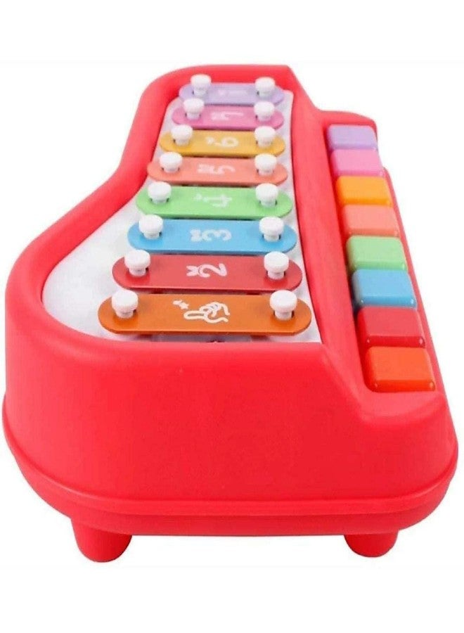 Kriva export Toy Magic 2 in 1 Big Piano Xylophone Musical Toy for Kids(Age 3+) with 8 Keys,2 Sticks,Keyboard Xylophone Piano-Preschool Musical Learning Instruments Gift Toy for Baby - Image 3